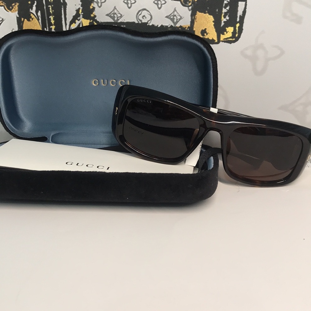 New Authentic Gucci Tortoiseshell Sunglasses GG1080s 002 - Picture 15 of 15
